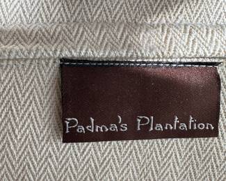 K47 - $250 - Padama's Plantation Indoor Wicker Chair. Wicker is all intact and chair is overall in great condition - 27"W x 23"D x 40"T.