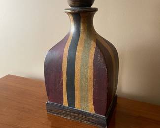 K25 - $20. Table Lamp Measures 24" tall.