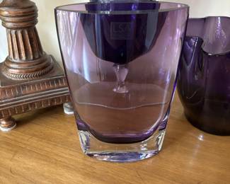 Modern glass vase