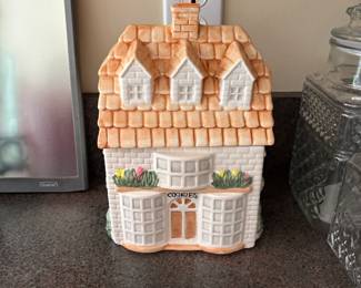 Cottage Cookie Jar