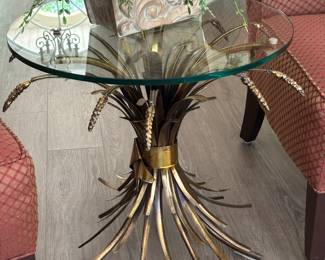 Vintage Mid Century Wheat Table