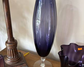 Vintage Murano art glass vase