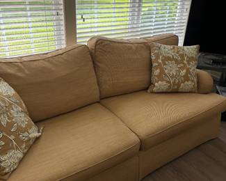 Down filled sofa made of CR Laine.