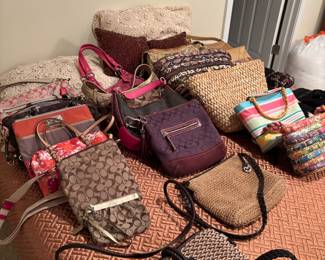 Lots of purses Coach, Brighton and more