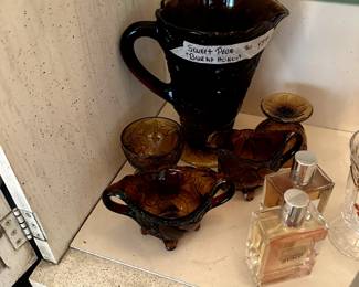 Burnt Honey pitcher and set
