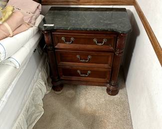 marble top night stand