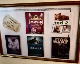 Framed Movie Poster Collage