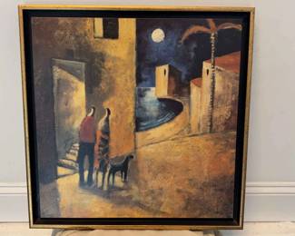 Mirando La Luna Looking at the Moon by Didier Lourenco