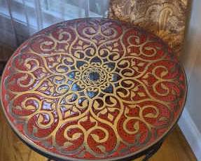 Ornate Metal Table