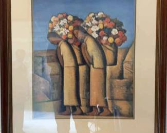 Las Floreras The Flower Vendors, a painting by Mexican artist Alfredo Ramos Martnez
