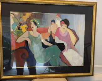 In The Lounge by Itzchak Tarkay