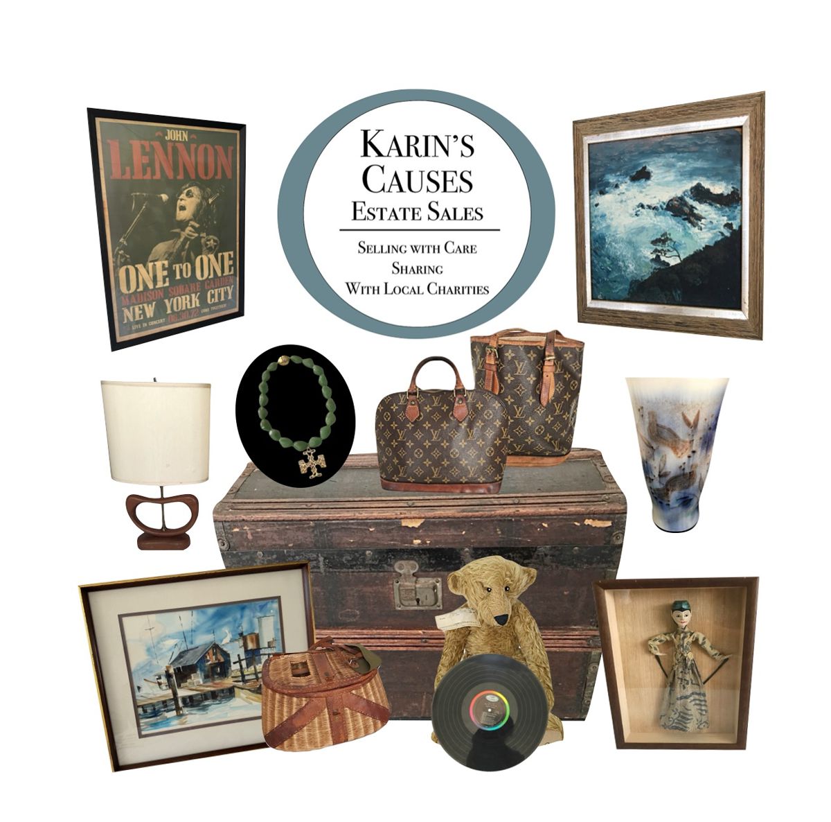 Welcome to our photo gallery.   We are open a bustling three hours each morning.  Make your list, shop early and experience the fun!   Thank you for looking.