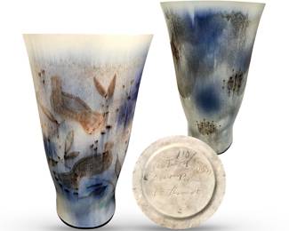 Francis Joesph von Tury ceramic vase designed by Karl Drerup; 13”H