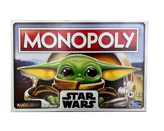Monopoly: Star Wars The Child Edition, recommended  for children ages 8 and up