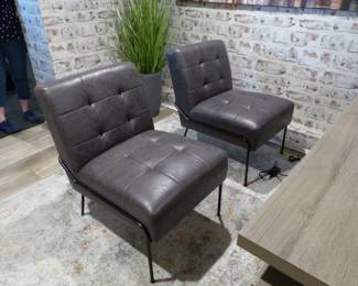 Pair of accent chairs