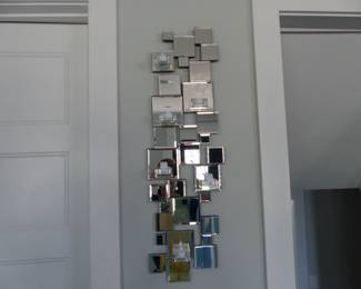 Mirrored candle holder