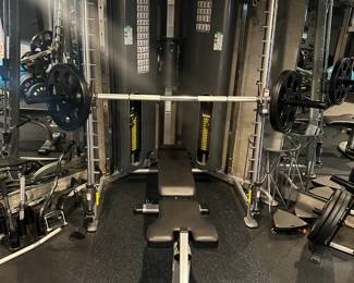 Home gym, weight set