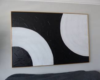 Black & white framed picture