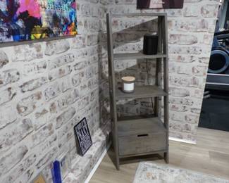 Standing open bookshelf