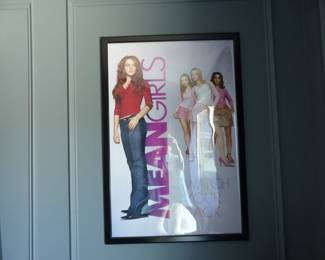 Framed movie posters