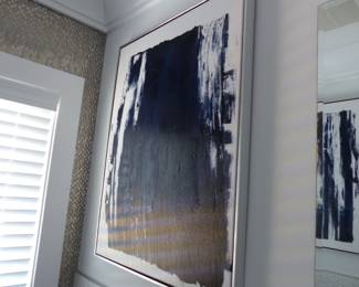 Pair of framed art