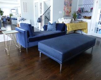 Mitchell Gold & Bob Williams sofas (ottoman is a different brand), side table