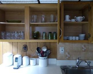 Complete kitchen cabinets, dishwasher, stove, hood & fridge (bring tools to dismantle)
