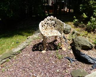 Wrought iron chair
