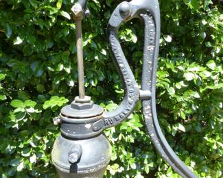 Outdoor antique pump