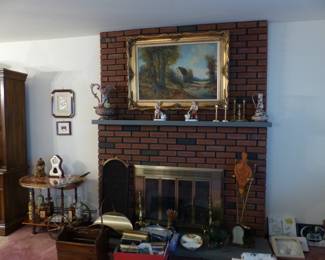 Framed art, bric-a-brac