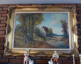 Framed art, bric-a-brac