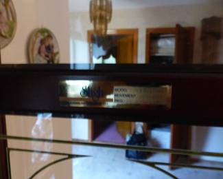 Sligh grandfather clock