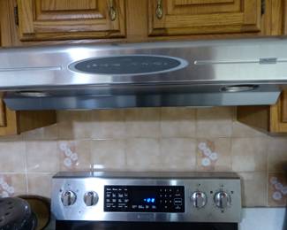 Complete kitchen cabinets, dishwasher, stove, hood & fridge (bring tools to dismantle)