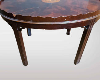 20th-century mahogany tray table.