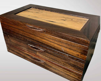 Unique "wood of a kind" box.
