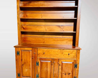 D.R. DIMES NARROW PINE STEPBACK CUPBOARD
Mid Century