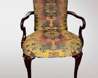 18th-century style armchair.