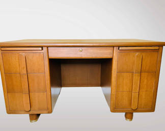Mid-Century Modern Desk, likely produced in the United States during the 1950s or 1960s. 