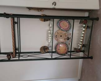 Large Etagere, home decor, candles and candle holders