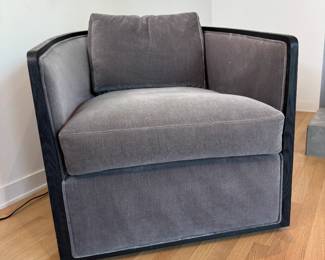 $760 ($380 each) - Restoration Hardware Dixon Swivel Chairs (Two Chairs Included) - RETAIL: $1,795 EACH
ONLINE USED PRICE: SOLD FOR $1,100 EACH ON OFFERUP
Frame handcrafted of kiln-dried solid hardwood
Reinforced joinery with corner blocking and mortise-and-tenon construction
Sinuous spring suspension
Hidden steel base with ball-bearing mechanism for a smooth, 360-degree swivel
Seat cushion is high-resilience polyurethane foam wrapped with a feather/down blend
Back cushion is a fiber/feather/down blend fill