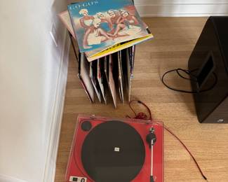 Orbit record player $190 (minimally used), records $10 each