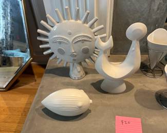 Jonathan Adler - $60 each. ONLINE USED PRICE: $80-200 EACH.