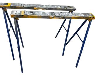 Pair of Folding Sawhorses