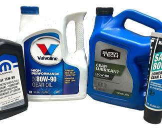 Variation of Four Types Gear Oil