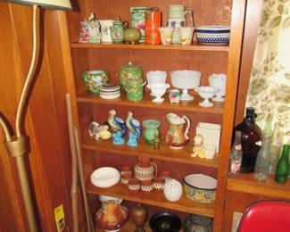Antique porcelain and pottery