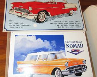 Vintage metal signs