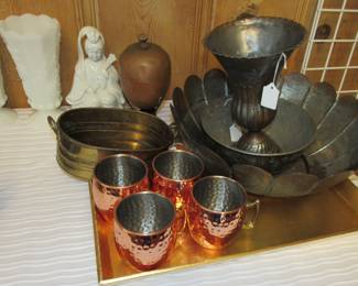Copper & brass items