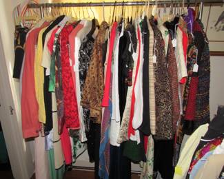 Lots of vintage clothes