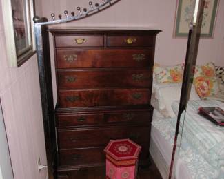 Vintage heavy chrome clothing display rack