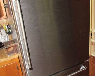 Stainless KitchenAid fridge